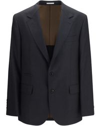 Brunello Cucinelli - Wool Houndstooth Jacket Merino Ovis Aries - Lyst