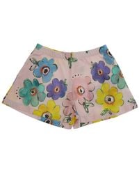 Marni - Shorts Floral Cotton - Lyst