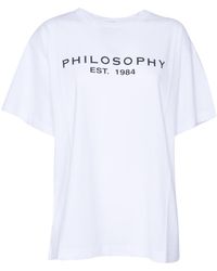 Philosophy Di Lorenzo Serafini - T-Shirt With Logo - Lyst