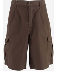 Emporio Armani - Cotton Bermuda Shorts - Lyst