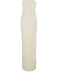 ROTATE BIRGER CHRISTENSEN - Dress Off-Shoulder Sleeveless Polyamide - Lyst