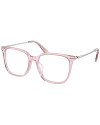 Swarovski - Eyeglasses Square Full Rim, Transparent Frame And Clear Demo Lenses Lens Sk2016D3001 Sunglasses - Lyst