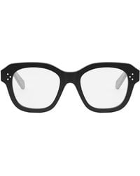 Celine - Cl50124I 3 Dots Hd 001 Nero Glasses - Lyst