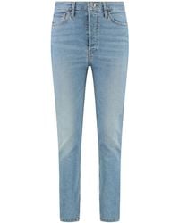 RE/DONE - 90S High-Rise Skinny-Fit Jeans - Lyst