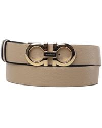 Ferragamo - Gancini Reversible And Adjustable Belt - Lyst