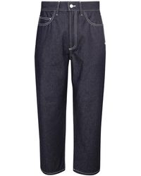 Sunnei - Contrast Stitching Denim Jeans - Lyst