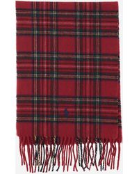 Polo Ralph Lauren - Cashmere Scarf With Embroidered Logo - Lyst