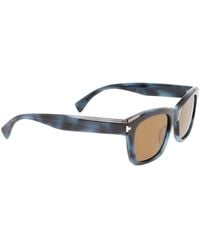 Lanvin - Blue Acetate Sunglasses - Lyst