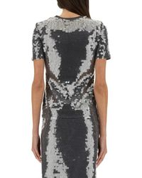 Sportmax - Sportmax Sequined Blouse - Lyst