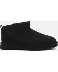 UGG - Classic Ultra Mini Ankle Boots In Suede - Lyst