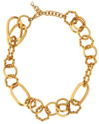 DSquared² - Rings Chain Vintage Gold Necklace - Lyst