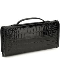 Roger Vivier - Clutch Belle Vivier Crocodile-Effect Calf Leather Bags - Lyst