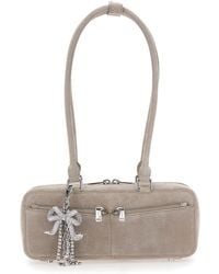 Self-Portrait - Shoulder Bag With Two Top Handles And Charm Detail On The Front - Lyst