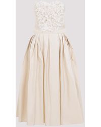 Elisabetta Franchi - Embroidered Mini Dress - Lyst