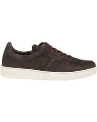 Tom Ford - Radcliffe Crocodile-Effect Nubuck Low Top Sneakers - Lyst