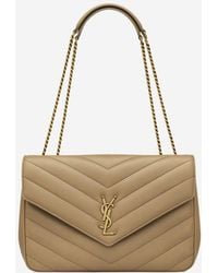 Saint Laurent - Large Quilted Lamb Leather Bag Shoulder - Lyst