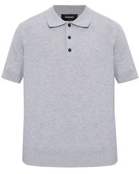 DSquared² - Cotton Polo With Logo, - Lyst