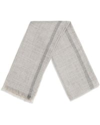 Brunello Cucinelli - Scarf Linen Jute - Lyst