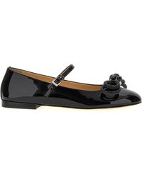 Mach &amp; Mach - Double Bow Ballet Flats - Lyst