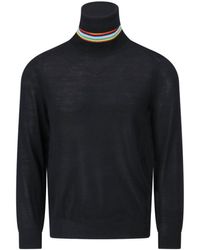 Paul Smith - Signature Stripe Turtleneck Sweater - Lyst