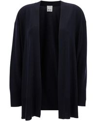 Allude - Open Cardigan With Long Sleeves - Lyst