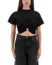 Rabanne - Cropped T-Shirt - Lyst