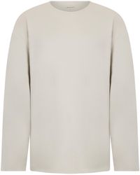 Lemaire - Long-Sleeve Shirt Cotton-Silk T-Shirts - Lyst