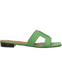 bibi lou flats in powder leather