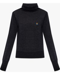 Vivienne Westwood - Giulia Turtleneck Sweater With Logo - Lyst