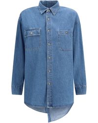 E.L.V. Denim - Denim Shirt Cotton - Lyst
