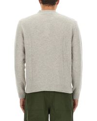 Maison Kitsuné - Fox Jersey Knit Sweater Wool Jumpers - Lyst
