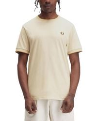 Fred Perry - Double Stripe T-Shirt - Lyst