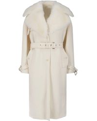 Ermanno Scervino - Maxi Wool Coat - Lyst