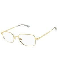 Montblanc - Eyeglasses Square Full Rim, Frame And Clear Demo Lens Mb0267O004 - Lyst