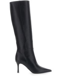 Pollini - Heeled Boots Leather - Lyst