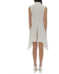 Helmut Lang - Bustier Shirt Dress Cotton - Lyst