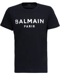 Balmain Short sleeve t-shirts for Men - Up to 60% off | Lyst