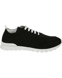 Kiton - Cotton Blend Sneakers With Detailing - Lyst