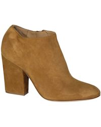 Sergio Rossi - Leather Ankle Boots - Lyst
