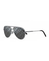Dior - Sunglasses Aviator Full Rim, Shiny Palladium Frame And Pattern Mirror Lens Essentiala2Uf0A8 Default Title - Lyst