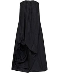 Jil Sander - Technical Faille Asymmetric Midi Dress - Lyst