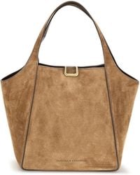 Brunello Cucinelli - Small Sartorial Suede Bucket Bag - Lyst