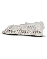 Ganni - Jenny Mesh Ballerinas - Lyst