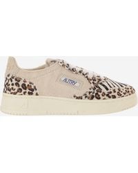 Autry - Sneakers Medalist Low Pony Hair Pony/Cow Leather Trainers - Lyst