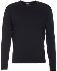 C.P. Company - Light Fleece Logo Sweatshirt - Lyst