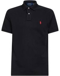 Polo Ralph Lauren - Piqué Custom Slim-Fit Polo Shirt - Lyst