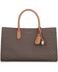 MICHAEL Michael Kors - Scarlett Printed Canvas Handbag - Lyst
