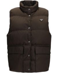 Prada - Re-Nylon Down Gilet - Lyst
