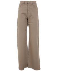 P.A.R.O.S.H. - Cotton Drill Trousers - Lyst