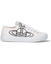 Vivienne Westwood - Minimalist Sneakers With Smooth Silhouette - Lyst